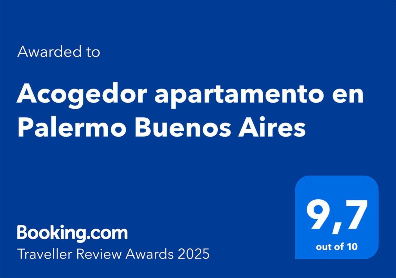 Acogedor Apartamento En Palermo Buenos Aires Kültér fotó